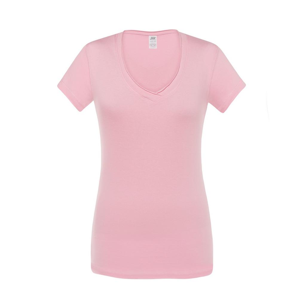 JHK Womens/Ladies Sicilia V Neck T-Shirt