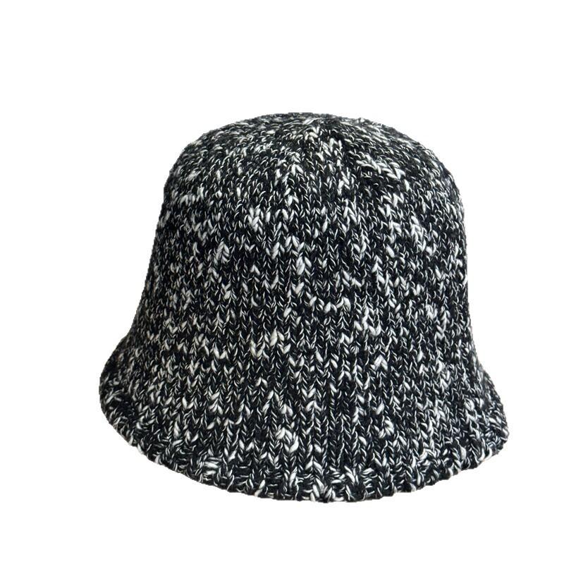 Outdoor Autumn and Winter Atmosphere Bucket Hat Women Travel Shopping Warm Fashion Versatile Basin Hat Show Face Small Hat
