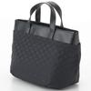 Isaac Water-Repellent Dot Jacquard Recycled Leather Combination 2-Way Tote Bag 1000713SC Navy (66)