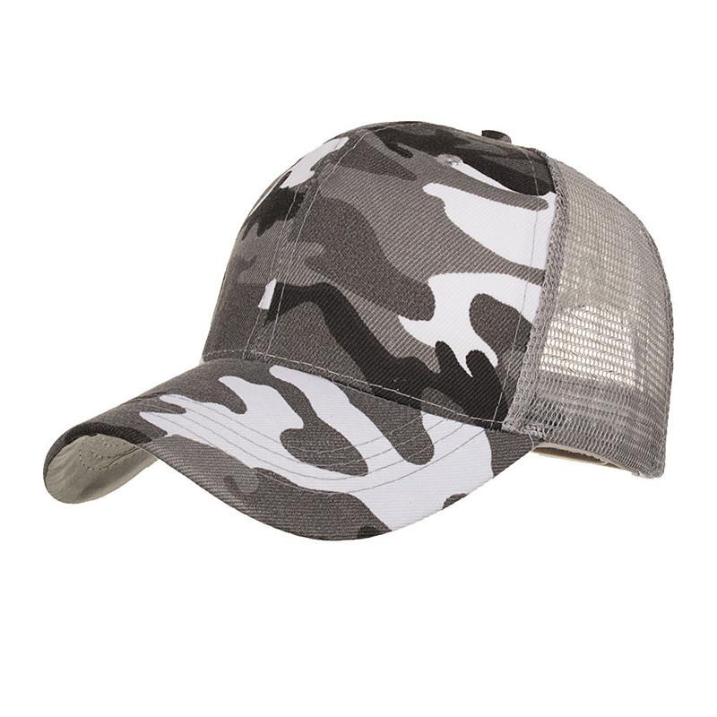

Spring and summer breathable mesh cap camouflage casual shade baseball cap hip hop hat outdoor sun hat adjustable
