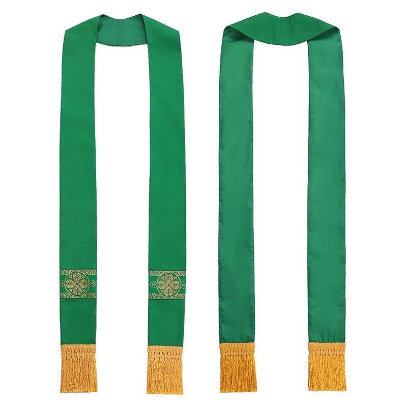 International Pastor’s Ceremonial Sash for University Graduates 135-175CM зелёный