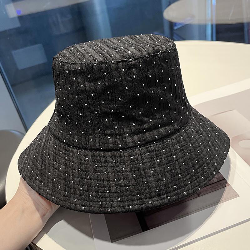 

JIAOXIU Rhinestone Full Star Bucket Hat