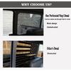 Weißkopfseeadler Aufkleber Hintere Schiebefenster LKW Aufkleber, Schwarze Amerikanische Flagge Heckscheibenaufkleber für LKW Pickup, Patriotische Grafik Vinyl Auto Dekoration