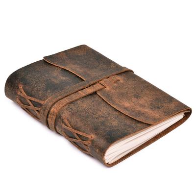 LEATER VILLAGE Vintage Leather 20x15 Brown 240 Pages of Lined Paper Perfect for and Personal Use Premium College Lined Notebook for Men and Women X 6