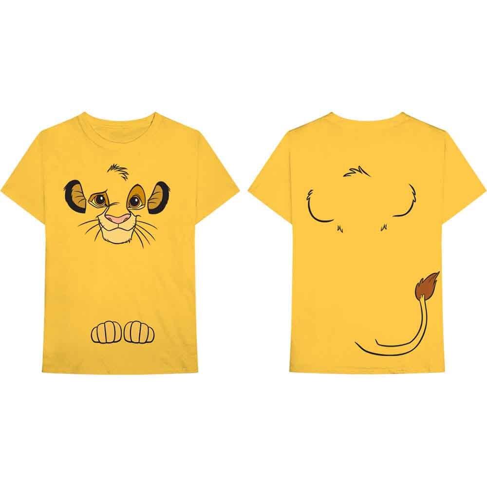Disney Lion King Simba T-Shirt Yellow New Unisex T-Shirt XXXXL