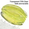 Pet Chew Toy with Built-in Sound Design Star Fruit Shape Bite-Resistant Clean Teeth Massage Gums Interactive Dog Toy