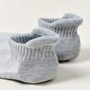 5 Pairs of Padded Spring and Summer Leisure Boat Socks for Men and Women Cotton Breathable Socks