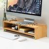 Desktop Computer Monitor Elevation Stand Office Desk Storage Box Platform Screen Holder Home Organization Supplies
