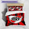 3pcs Football Team (31) Design Cover Set - HD Printed Bedding with 1 Cover and 2 Pillowcases - Perfect for Home and Dorm Decor
