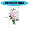 Wedding Boutonnieres Artificial Flower Arrangement for Wedding Reception Wedding Ceremony Engagement Decors