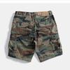 Heavyweight Cotton Men's Harajuku Retro Camo Workwear Shorts