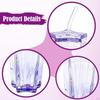 Convenient Glass Cup with Lid, Included, Versatile for Drinking, Easy To Clean, Stylish Design,