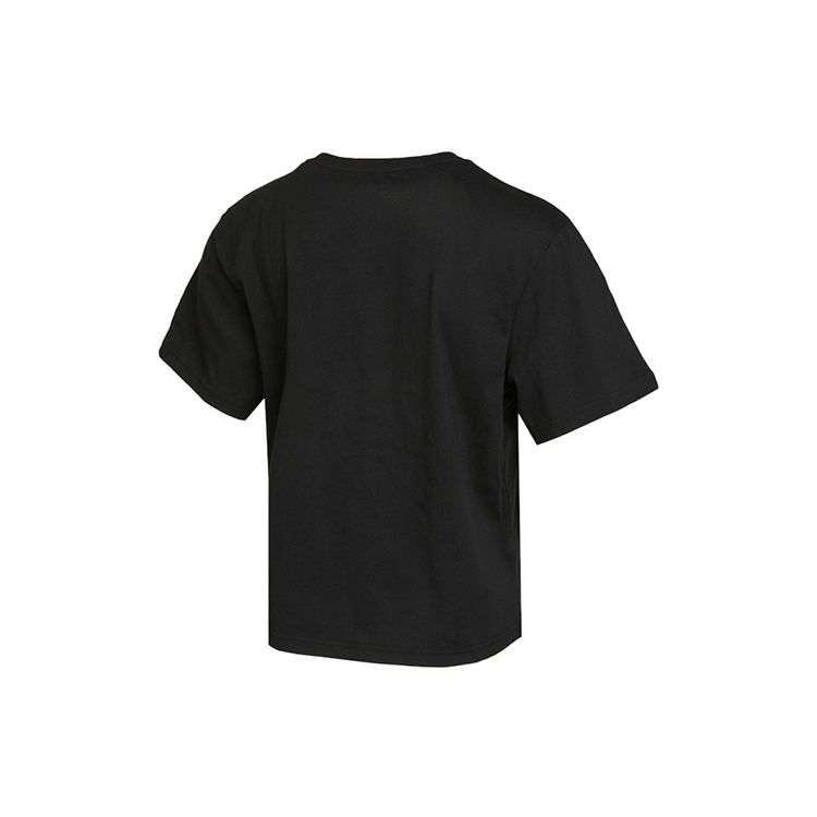 Adidas Neo Casual Sporty Side Stripe Straight-Leg T-Shirt Women Tops Black GJ5271