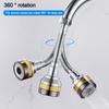 360° Rotatable Faucet Nozzle Water Saving Anti-splash Water Tap Bubbler 3 Mode Adjustable Water Outlet Taps