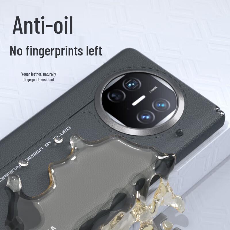 Blue Gorilla Magnetic Hinge Leather Case for Huawei Mate X5/X3