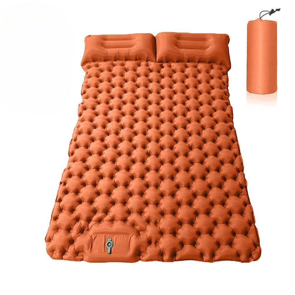 Camping Backpacking Air Mattress Outdoor Sleeping Pad with Foot Pump Air Pillow