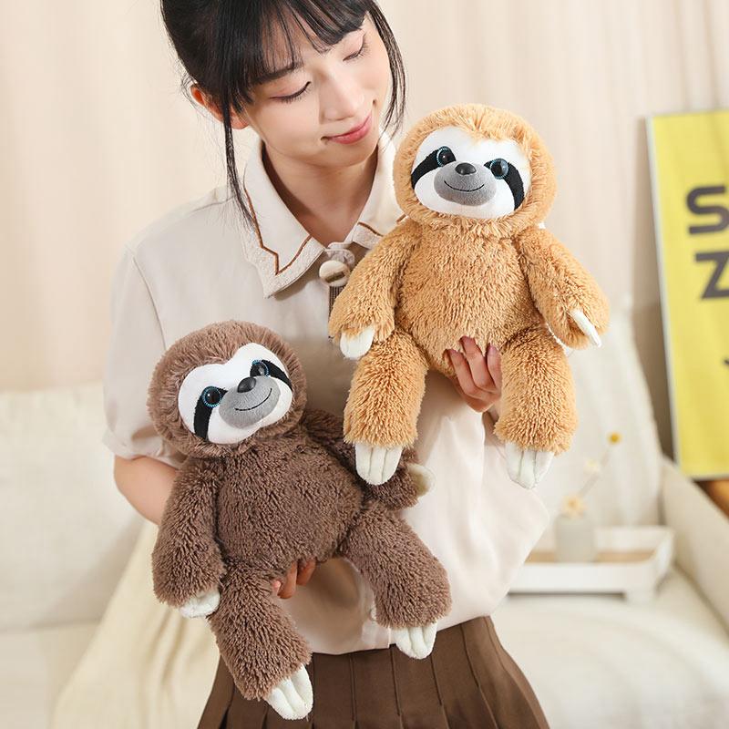 30/40cm Adorable Simulation Sloth Plush Doll Super Gentle Latest Animal Sloth Plush Doll Pillow Designed For Boys Plus Girls Xmas Present
