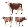 Ornaments for Children Baby Simulated Cattle Animal Figurine Cow Models Educational Toys Home Decor