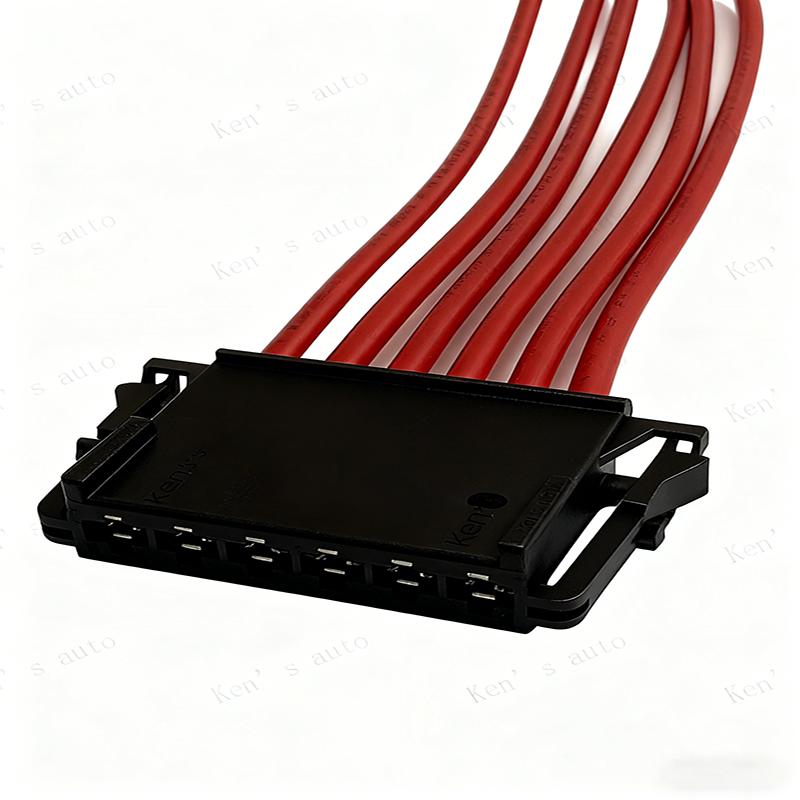 6 Pin Rear Tail Light Wiring Harness Plug Connector Compatible with Mercedes Benz Models W204 W207 W212