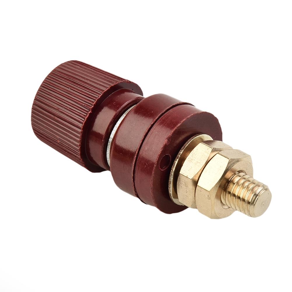 1 Black + 1 Red Power Terminal Block 8mm Pure Copper Post Terminal-Flexible