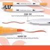 Art Enlightenment Tools Drawing Markers Set, with Brush And Fine Point Tips, Washable Pens Water-soluble Ink Supplies, for Hand-Drawn Creation