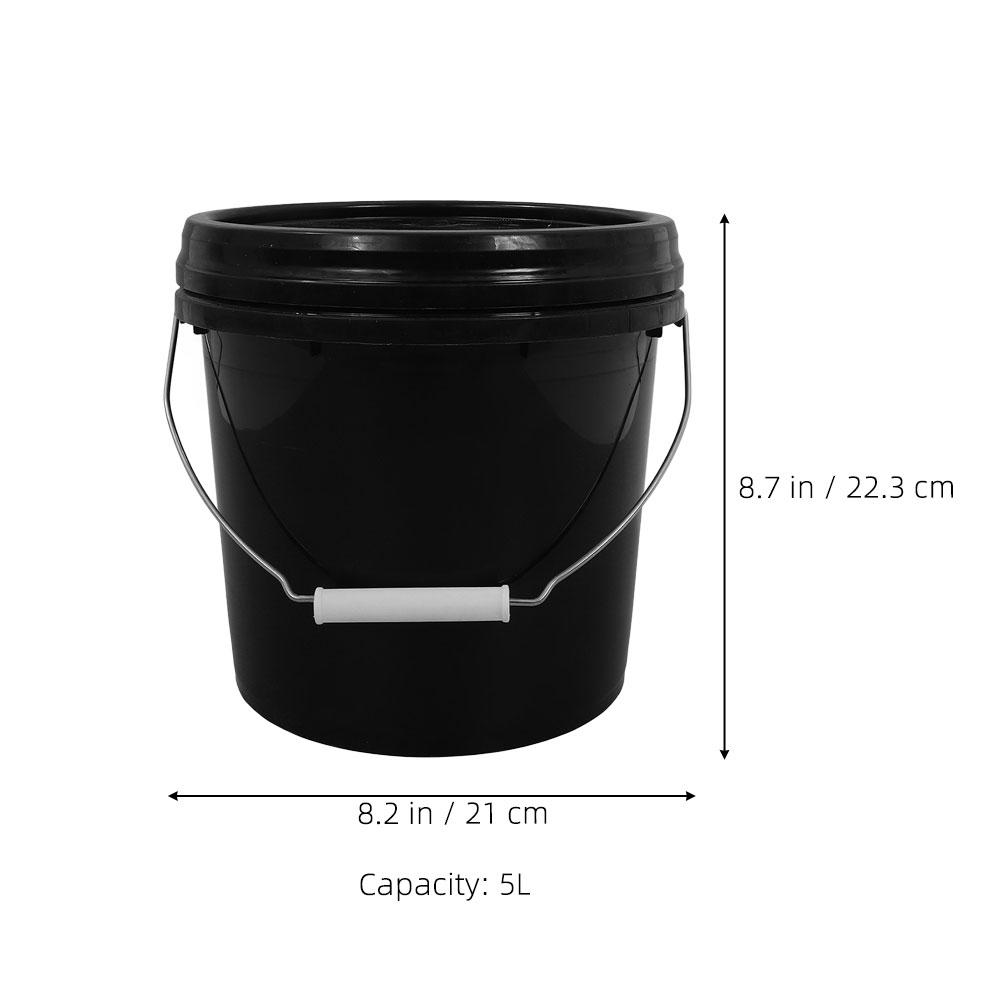 

1000L Blue Sealed Bucket Durable Thickened Plastic Brine Bucket Leakproof Lid Food Grade Storage Home Use Empty Round Container чёрный