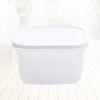 Fruit Crisper Storage Container for Vegetables Kitchen Home Transparent Sealed Design Easy Clean Compact PP Material Drainer