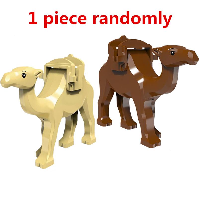 Magic Middle Series Classic Animals Building Blocks Creative War Mount Elk Boar Wolf DIY Bricks Toys For Children Christmas Gift
