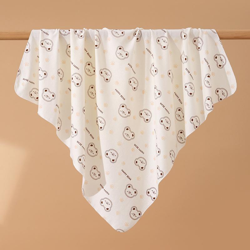 Package Single Class A Pure Cotton Newborn Baby Thin Towel Holding Quilt Newborn Baby Delivery Room Cloth Swaddle Towel Baby Quilt
