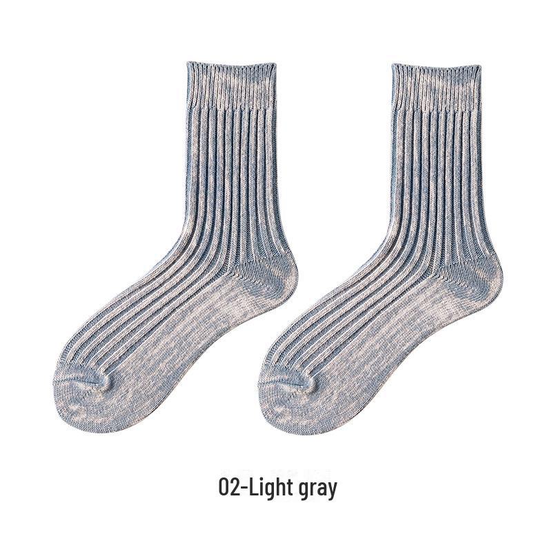 

Мужские и женские толстые хлопковые носки средней длины — рабочий стиль и уличная мода 38-44