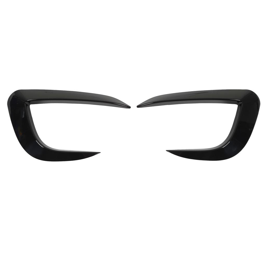 2 Pcs Front Fog Light Trim Cover Eyebrow Frame Bumper Spoiler Trim Replacement for 2020 to 2023