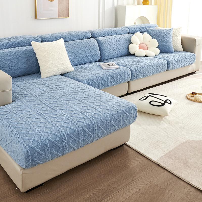 Lazy Sofa Cover Sofa Cover All-inclusive Sofa Cushion Four Seasons Sofa Cover Cloth Towel Plush Thickening