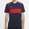 Nike Dri-Fit Academy Quick-Dry Colorblock Short Sleeve T-Shirt Men Tops Navy-Blue BQ7353-452