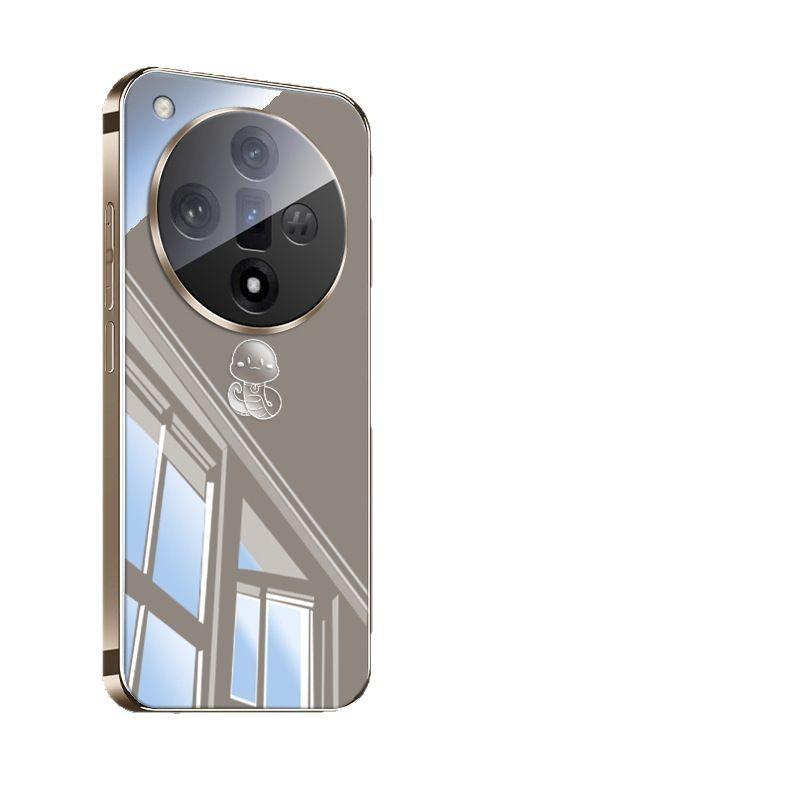 Applicable to oppofindx7 mobile phone case snake year findx8pro simple pen snake new findx8 lens film ultra