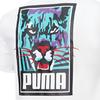 Puma Einfarbige Logodruck Rundhals Freizeit Sport Kurzarm T-Shirt Herren Oberteile Weiß 596631-02