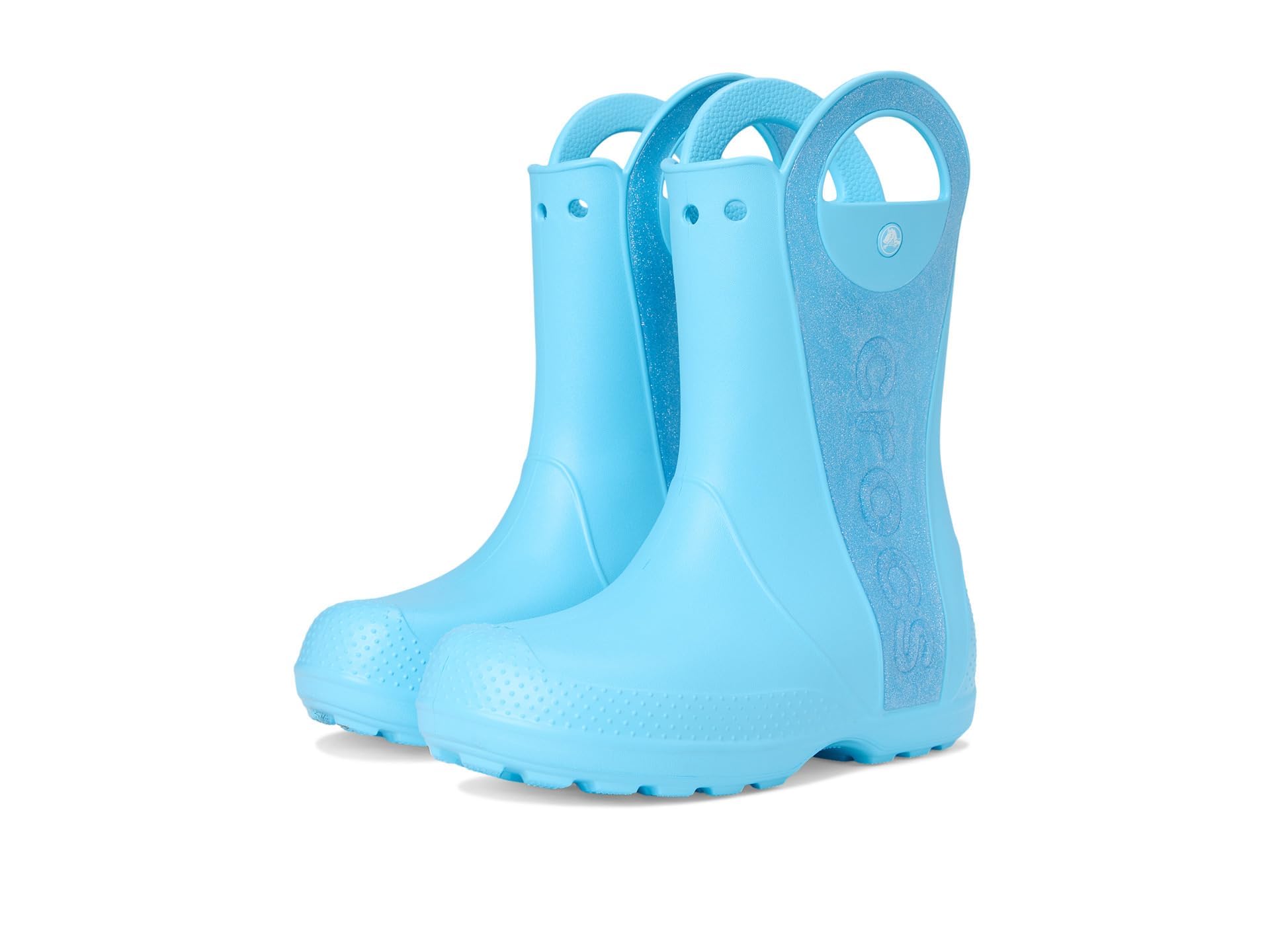 

Crocs Handle It Rain Boots, Glitter Mist Kids, Tinted Glass, 19.5cm