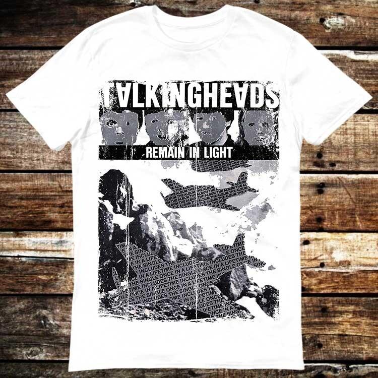 Talking Heads Remain In Light Poster T Shirt 6202 Unisex T-Shirt S