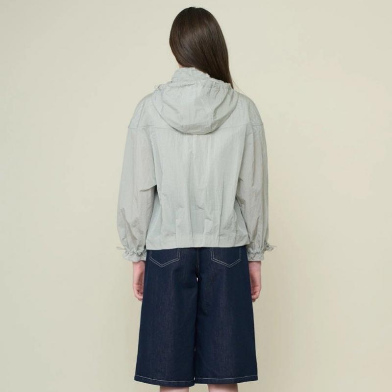 BCBG Hooded Check Jumper B6m3r111