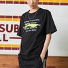 Li-Ning Sports Fashion Series Letter Print Loose Round Neck T-Shirt Unisex Tops Black AHSR340-6