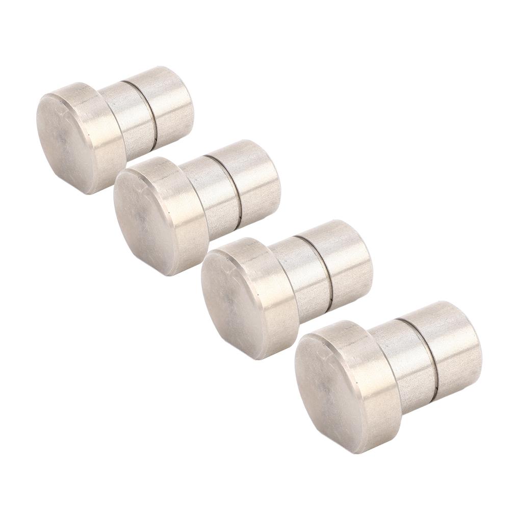 4PCS 20mm Bench Dogs Stainless Steel Table Stop Locating Auxiliary Block for Woodworking Use