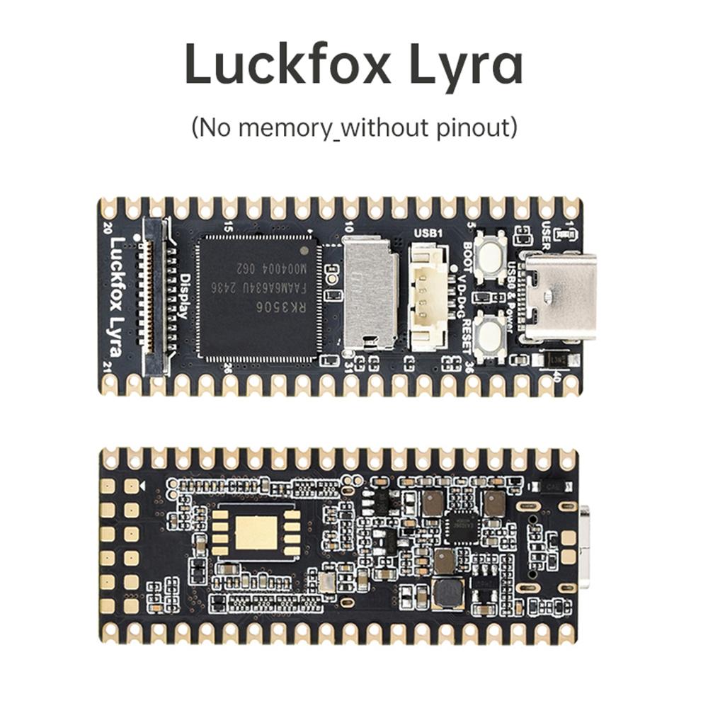 Luckfox Lyra/Luckfox Lyra B Luckfox RK3506G2 Three core Processor Arm Cortex-A7 Module Mini Linux Intelligent Development Board