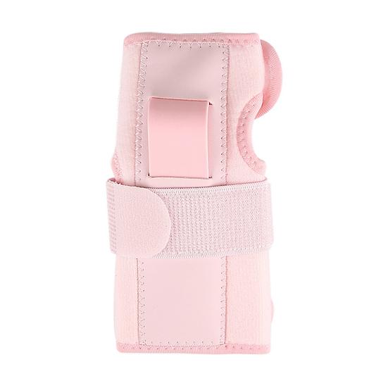 

1 шт. Напульсник с шинами для мужчин и женщин, регулируемый бандаж для поддержки запястья при карпальном туннельном синдроме, тендините, артрите Right Hand розовый
