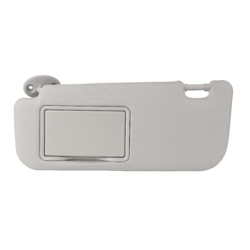 Car Sun Visor Left Driver Side Gray High Hardness Sun Visor With Vanity Mirror