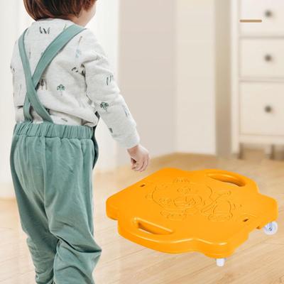 Scooter Board Floor Physical Education Skateboard Sport Flat Sitting for