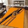 Hull City AFC Flannel Pattern Square Carpet,Area Rug,Carpet Rug for Living Room Bedroom Sofa Playroom Decor,Non-slip Floor Mat