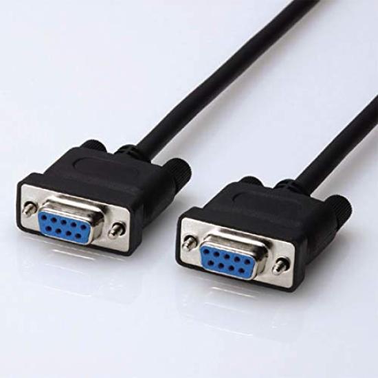 Elecom Ekologicky šetrný kabel (samice/9pinový) splňující směrnici RoHS RS-232C (9pinová samice) 3,0 m C232N-ECO930