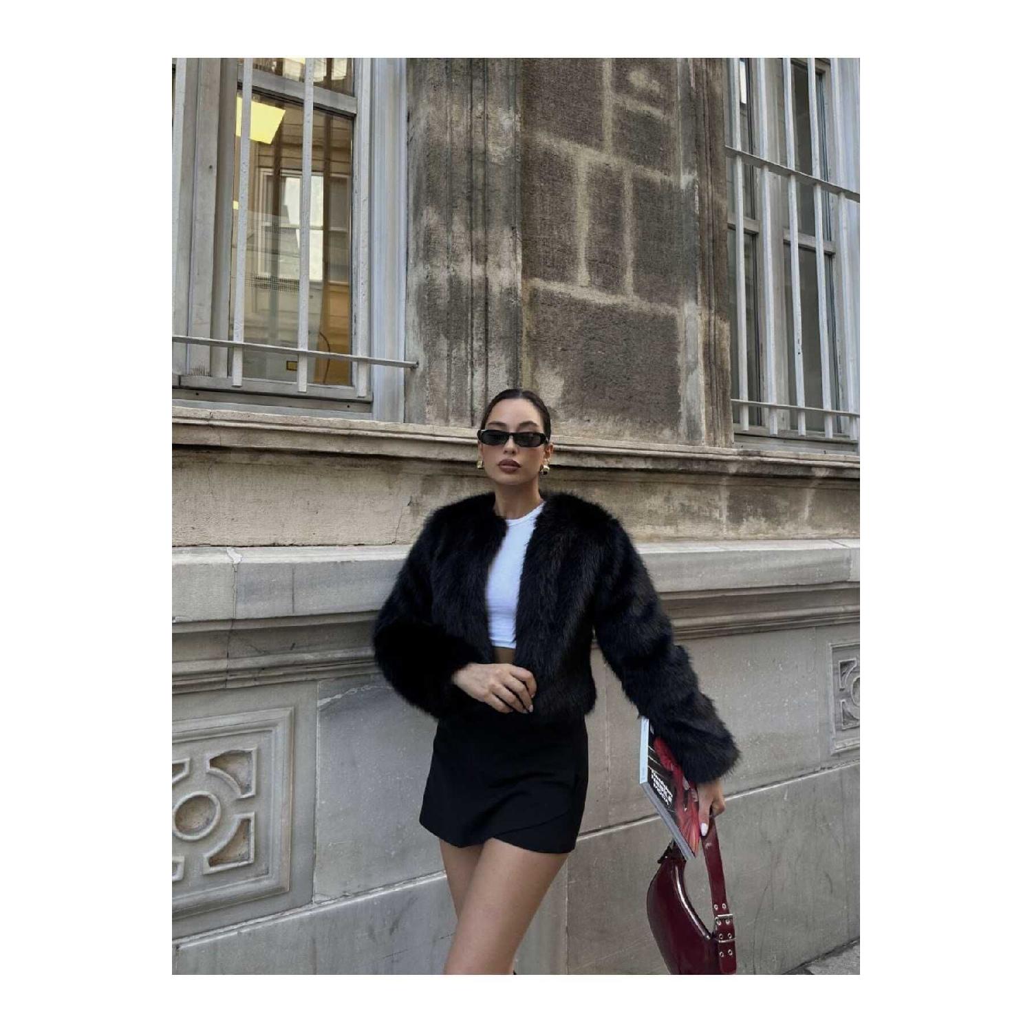 

Collarless Imported Quality Wire Fur S чёрный