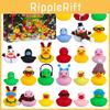 Lustiger 24 Tage Weihnachts-Countdown-Kalender Blind Box Vinyl Enten Spielzeug Set für Weihnachtsfeiern und Sammler