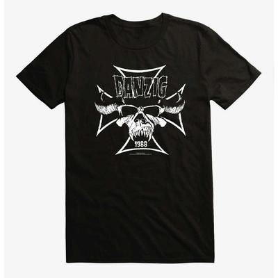 Danzig Cross Skull Logo Extra Soft T Shirt New Sale