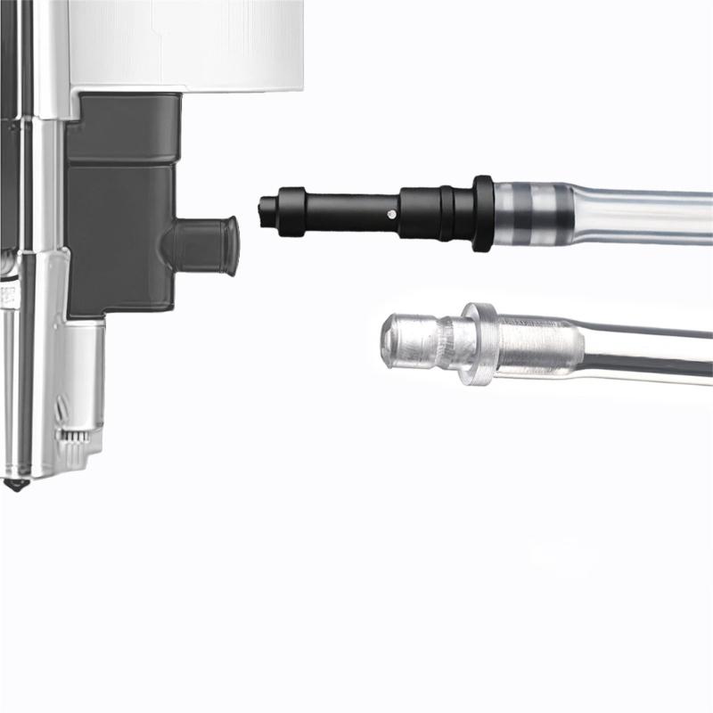 Coffee Machine Milk Tube Kit Includes Connector And Tube Brush Silicone Milk Hoses Replacement Pipe For Easy Cleaning